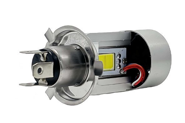 Лампа LED H4 Angel Eye з активним охолодженням і синім підсвічуванням 12-24V 20W (2877371042)