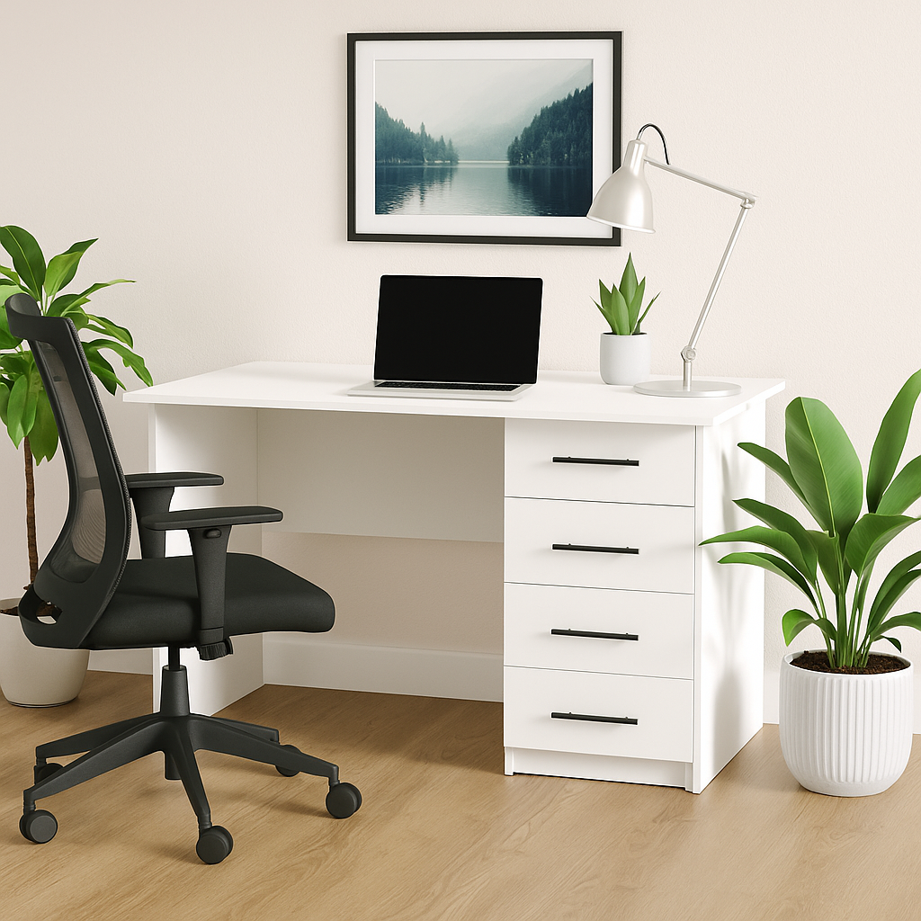 Письмовий стіл ОП-104+404 Orange-Line Білий (401189) - фото 2 Письмовий стіл ОП-104+404 Orange-Line Білий (401189) - фото 2