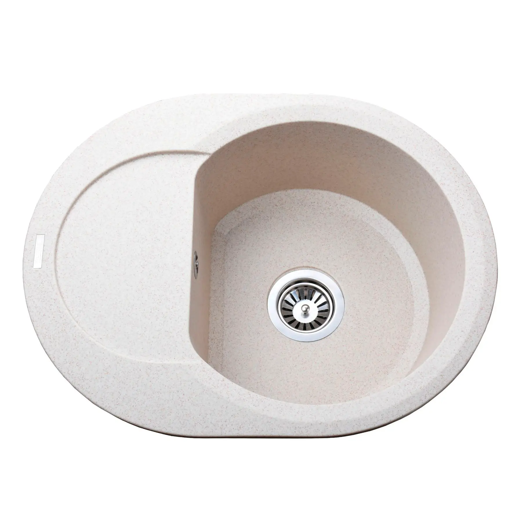 Мойка гранитная Globus Lux MORAINE А0004 600х470 мм Песочный (GSR-000022432)