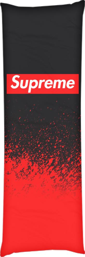 Подушка дакимакура Supreme Красная Краска 40x100 см (13545695)