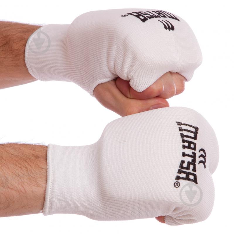 Накладки (перчатки) для каратэ MATSA MA-0009-W XL Белый