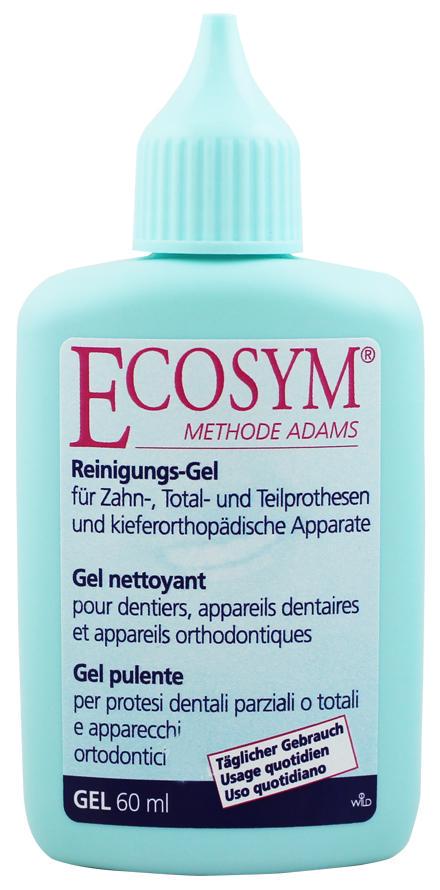 Гель для очистки зубных протезов и ортодонтических аппаратов Ecosym 60 мл (7096)