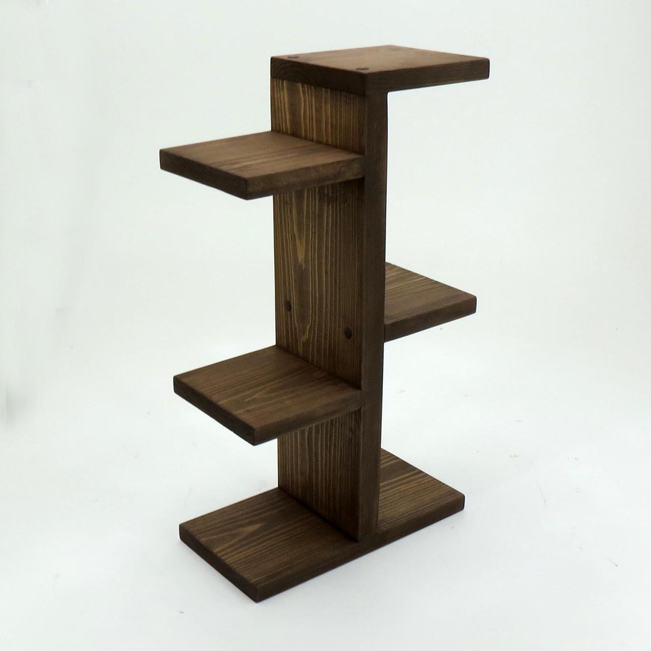 Підставка для квітів з дерева Валенсія максі Капучіно (ЦВП-100309) - фото 4