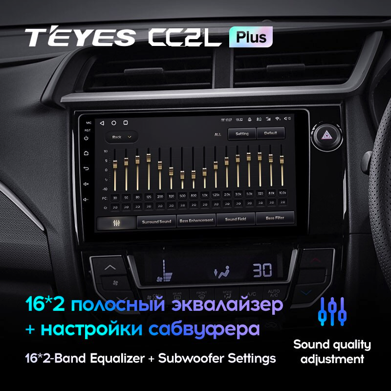 Автомагнітола штатна Teyes CC2L Plus для Honda BRV 2015-2019 Android 2/32 Гб (1798160511) - фото 4