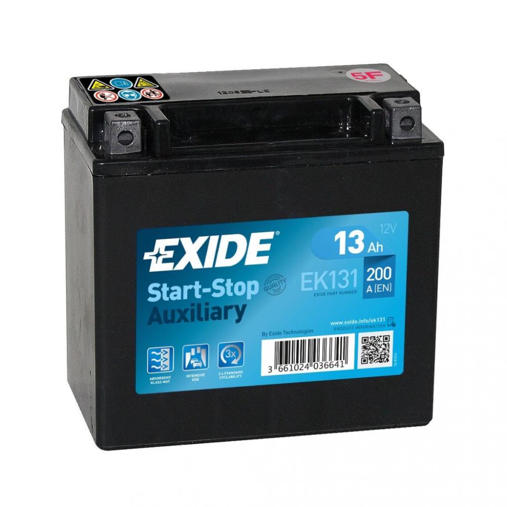 Акумулятор автомобільний EXIDE Start-Stop Auxiliary 13 Ah 200A 12V