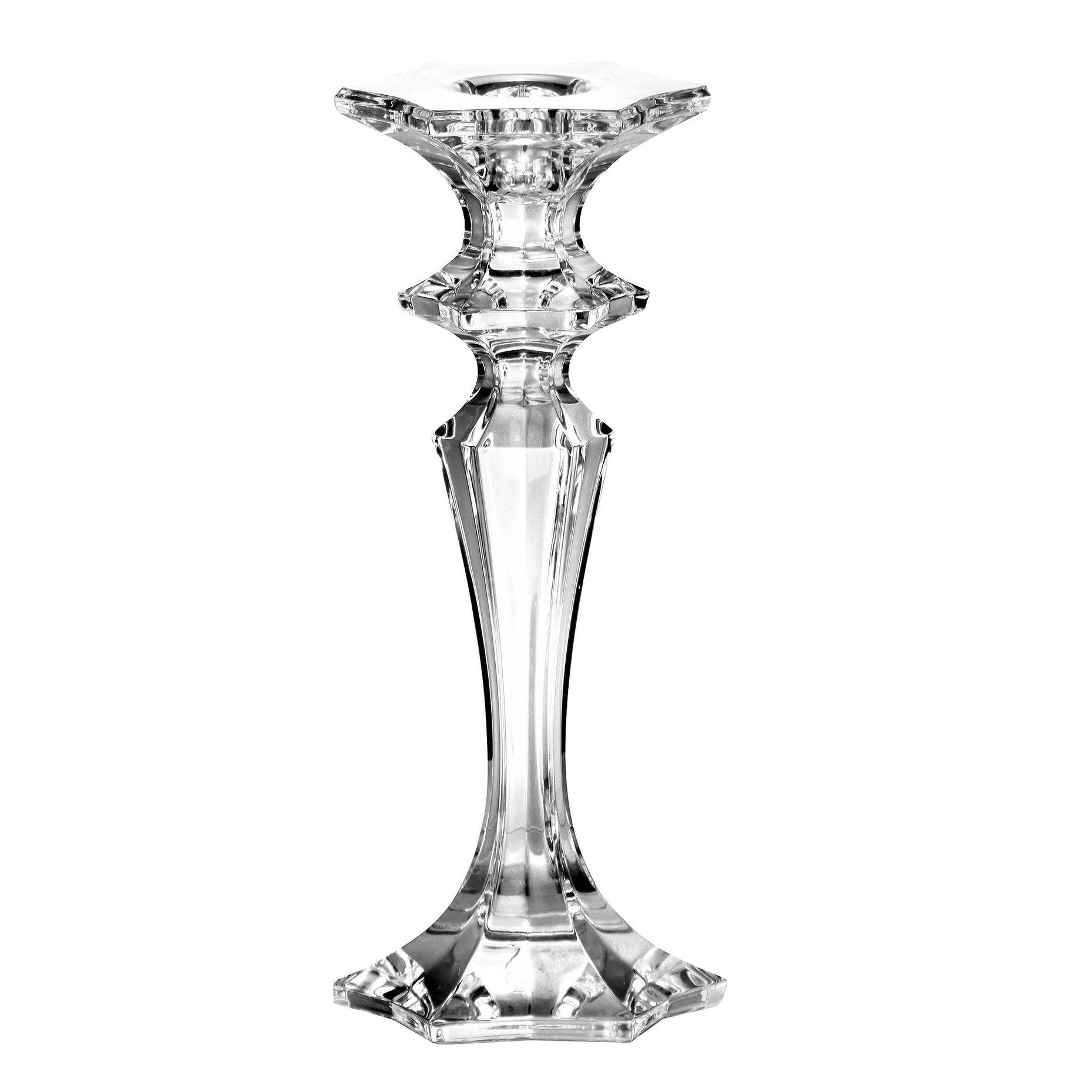 Подсвечник Bohemia Luxor 210 мм богемское стекло Прозрачный (2e571028)