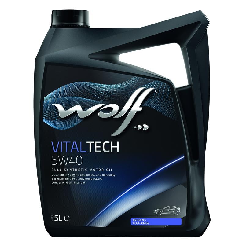 Мастило моторне Wolf Vitaltech 5W40 5 л - фото 1