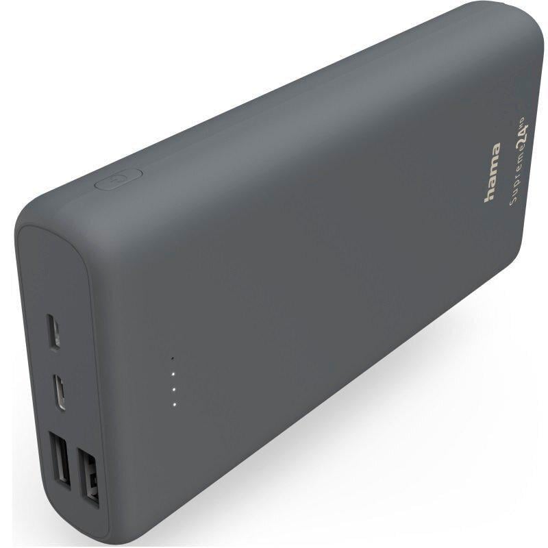 Зарядное устройство портативное Hama Supreme 24HD 24000 mAh Grey