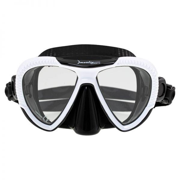 Маска для подводной охоты и дайвинга Marlin Quartz White/Black