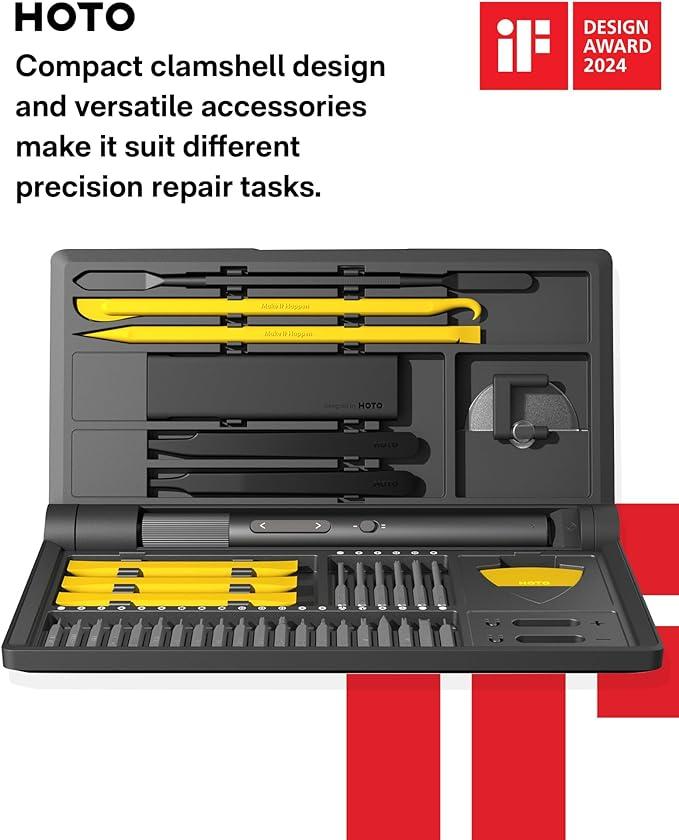 Набор инструментов для ремонта техники HOTO Precision Screwdriver Kit Pro QWLSD012 (000908) - фото 2 Набор инструментов для ремонта техники HOTO Precision Screwdriver Kit Pro QWLSD012 (000908) - фото 2