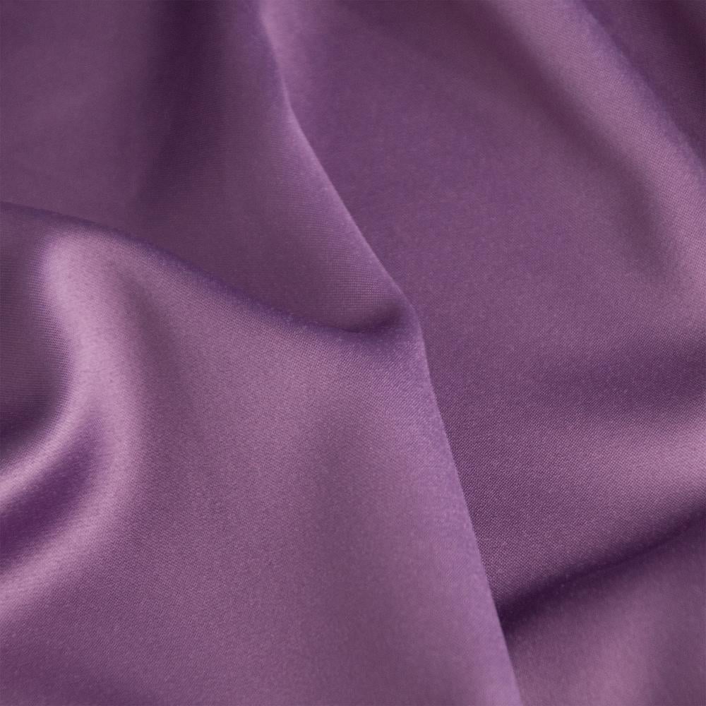 Ткань костюмно-платная Атлас Lux Светлый Фиолет (19836)