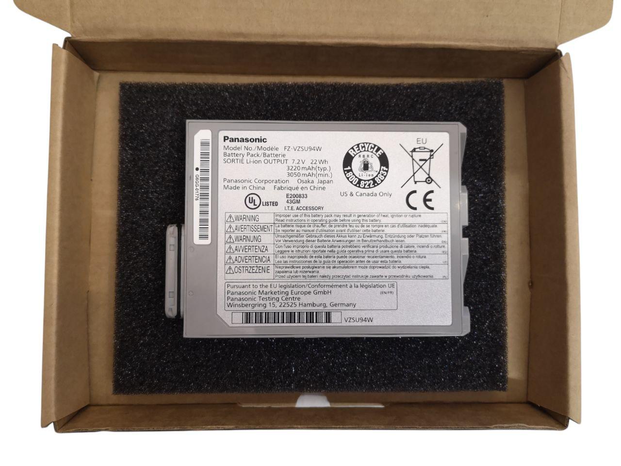 Аккумулятор для Panasonic ToughPad FZ-M1/FZ-B2/FZ-M1/FZ-M1C/FZ-VZSU94W/FZ-VZSU95W 3220 mAh 22Wh (000013218)