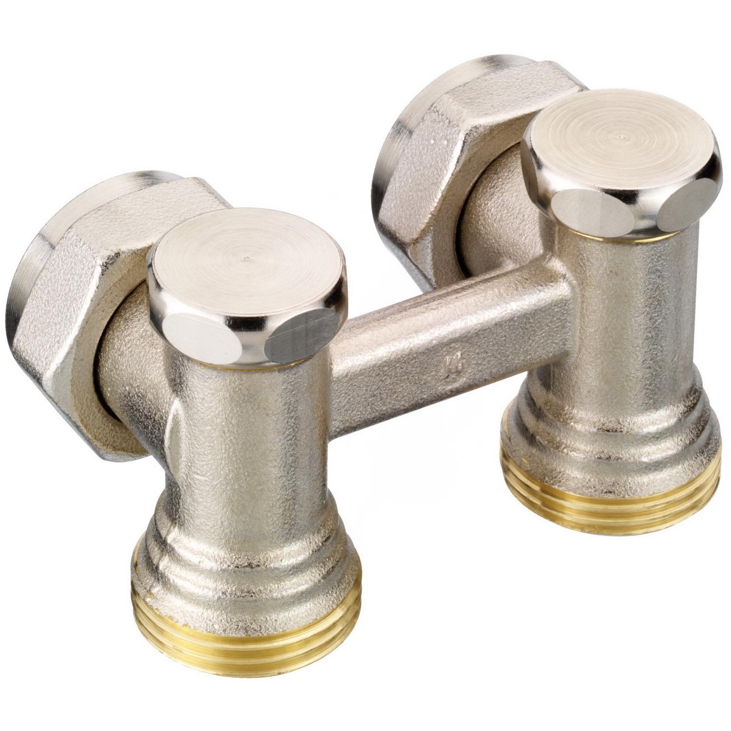 Вузол нижнього підключення радіатора Danfoss RLV-KS 003L0222 кутовий 1/2"x3/4" з американкою