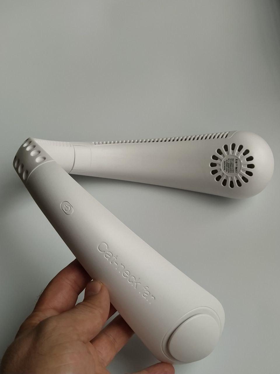 Вентилятор на шею портативный Cat-neck Fan гибкий с аккумулятором (8274942) - фото 6 Вентилятор на шею портативный Cat-neck Fan гибкий с аккумулятором (8274942) - фото 6