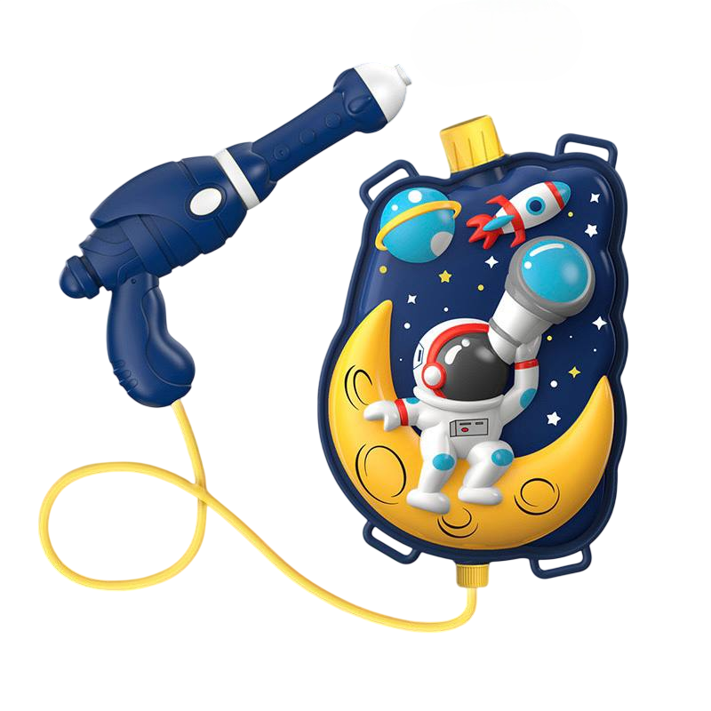 Водяной пистолет с баллоном Water gun M 40-18 в виде рюкзачка помповый механизм (2605356643)