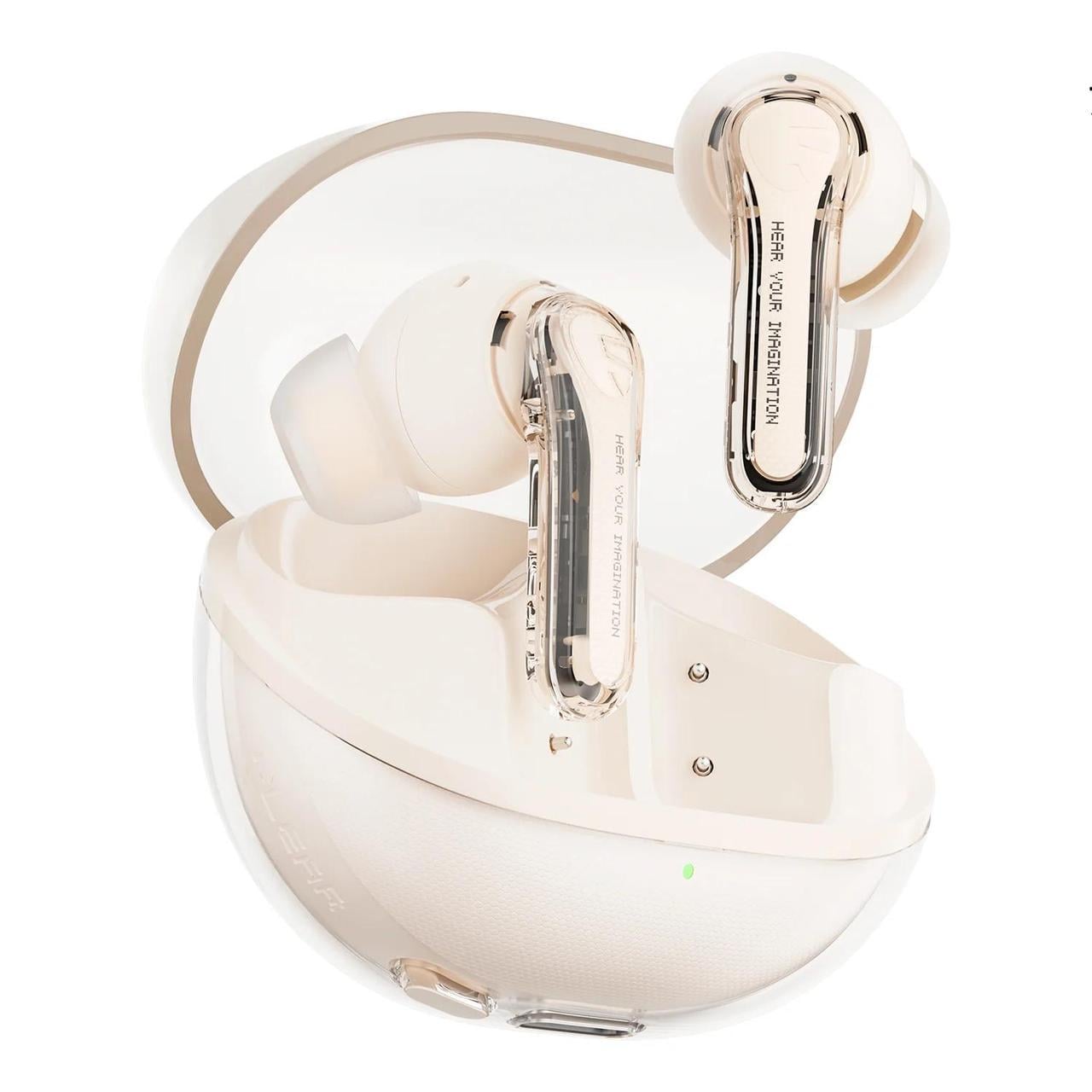 Наушники беспроводные Soundpeats Clear TWS Бежевый (2484137583)