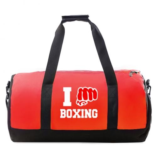 Спортивна сумка I love boxing Червоний (15376915-3-5609)