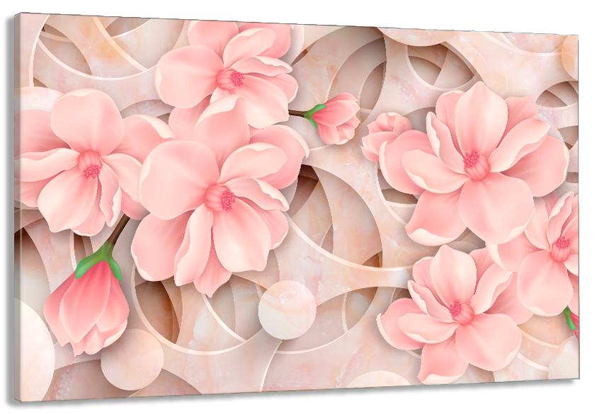 Картина на холсте в гостиную/спальню Магнолия 60х100 см (MLP_289)