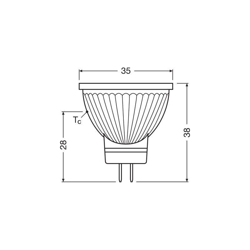 Лампа рефлекторная Ledvance LED MR11 1,8W 12V 184lm 4000K GU4 35x38 мм (4099854246371) - фото 4 Лампа рефлекторная Ledvance LED MR11 1,8W 12V 184lm 4000K GU4 35x38 мм (4099854246371) - фото 4