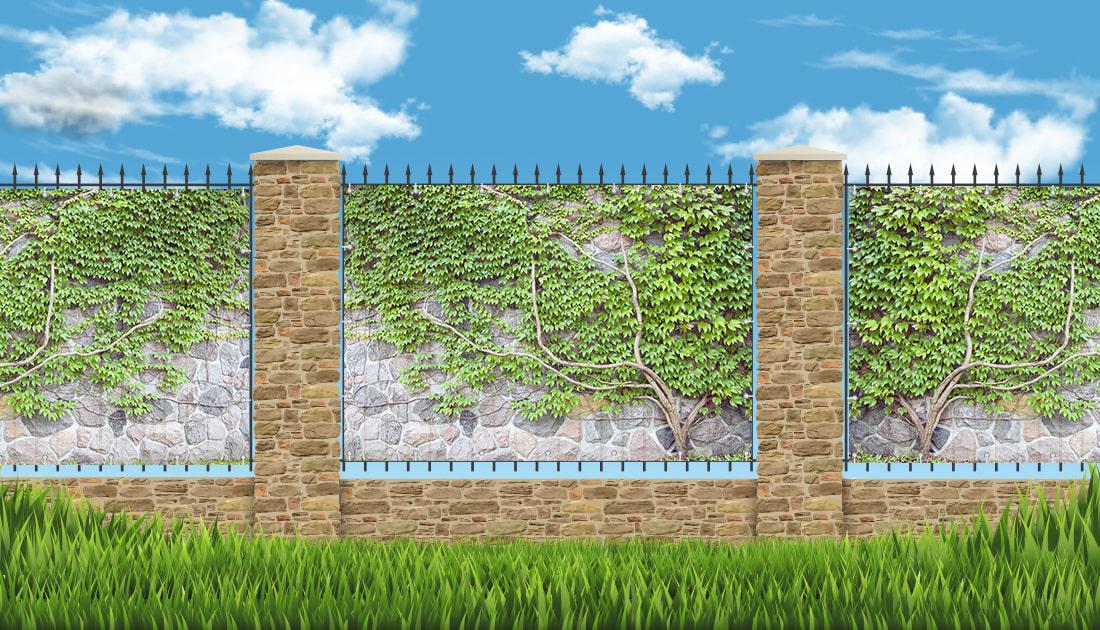 Фотосетка Плющ на каменной стене 800954 3х2 м (25443685) - фото 2 Фотосетка Плющ на каменной стене 800954 3х2 м (25443685) - фото 2