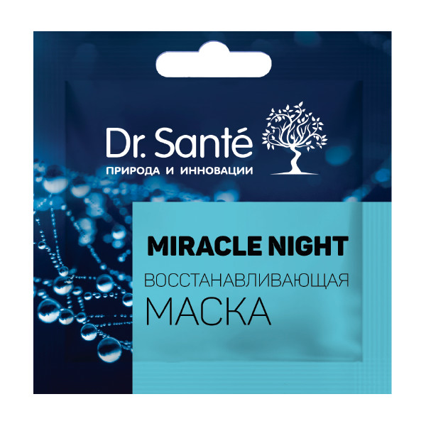 Dr.Sante восстанавливающая маска miracle night 12мл (саше) (8588006039160)