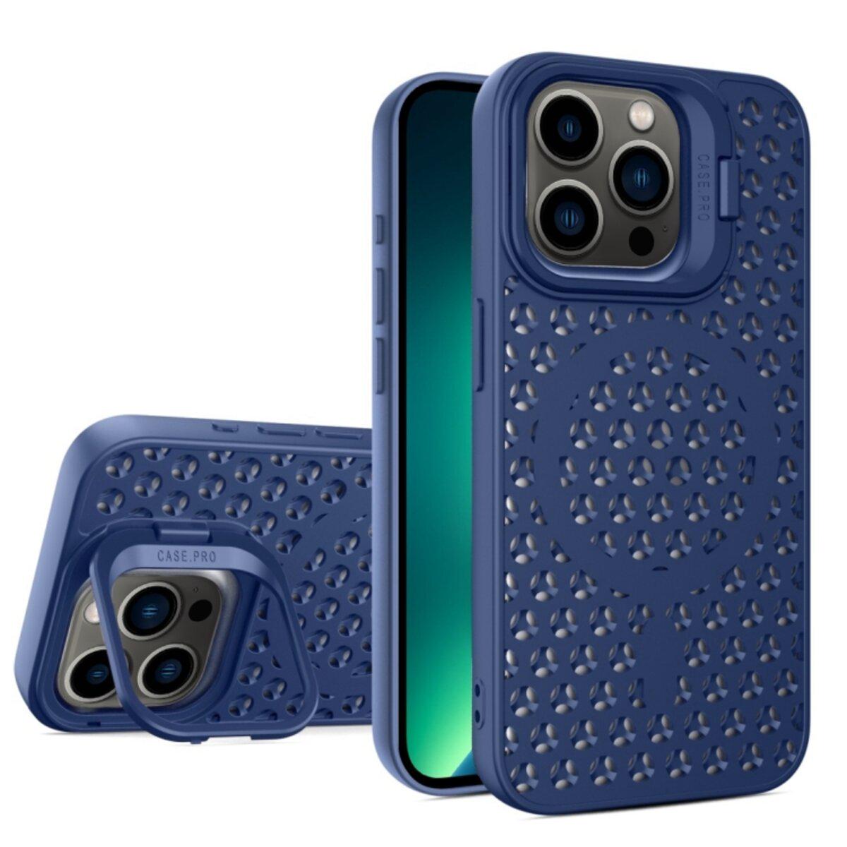 Протиударний чохол із підставкою Cosmic Grater Stand for Apple iPhone 13 Pro Max Blue