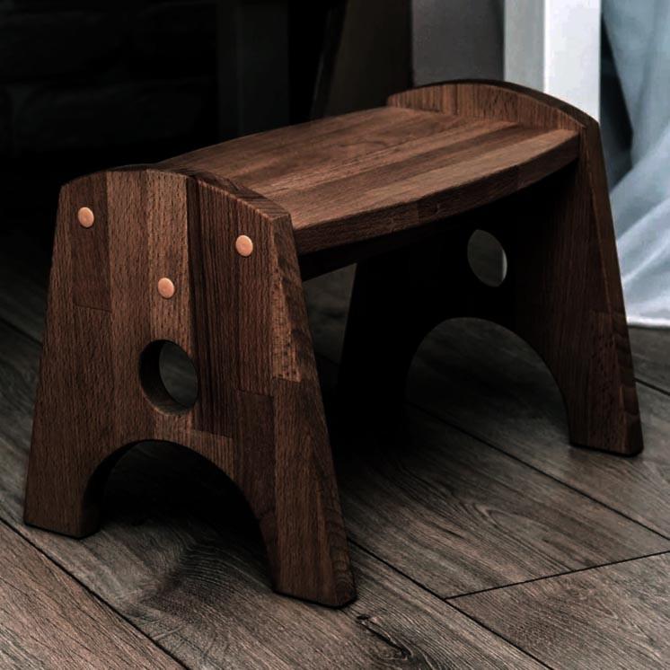 Стульчик из дерева Сарата Капучино (ТАБ-006709)