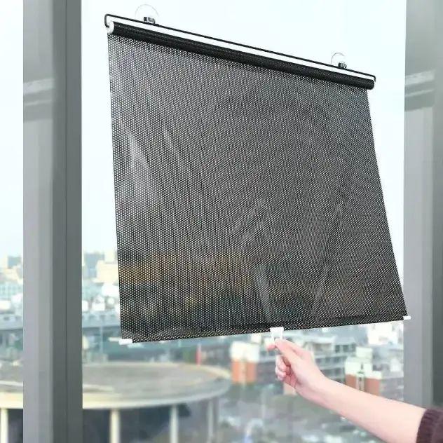 Шторка сонцезахисна рулонна світловідбиваюча на присосці 45x125 см ПВХ Чорний (opt-104524) - фото 3 Шторка сонцезахисна рулонна світловідбиваюча на присосці 45x125 см ПВХ Чорний (opt-104524) - фото 3