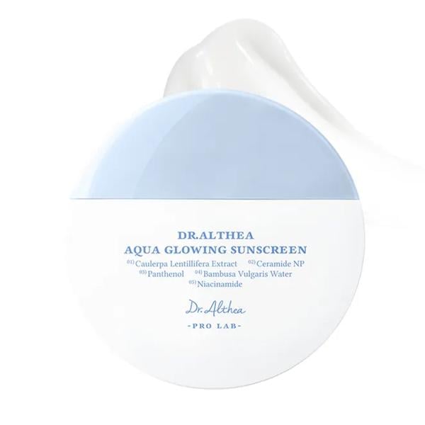 Крем с эффектом сияния увлажняющий солнцезащитный Dr. Althea Aqua Glowing Sunscreen SPF50+ PA++++ 45 мл