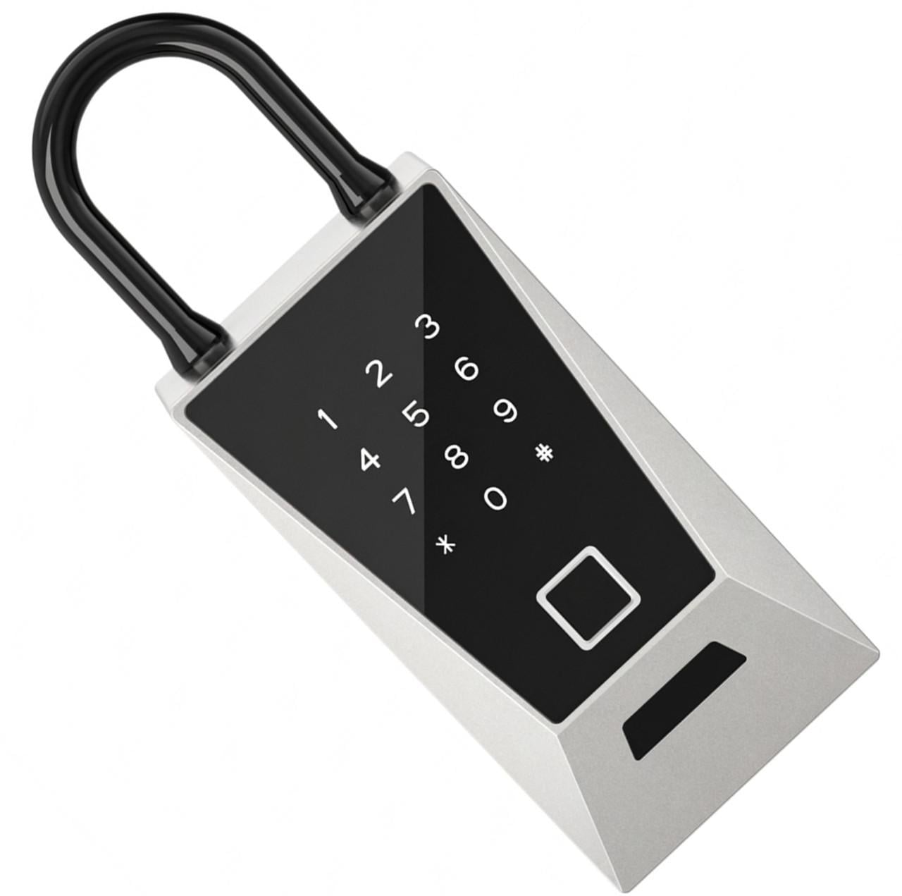 Сейф умный Wi-Fi для ключей с крючком uSafe KS-12wh с биометрическим сканером NFC PIN-кодом и защитой IPX5 Серый Сейф умный Wi-Fi для ключей с крючком uSafe KS-12wh с биометрическим сканером NFC PIN-кодом и защитой IPX5 Серый