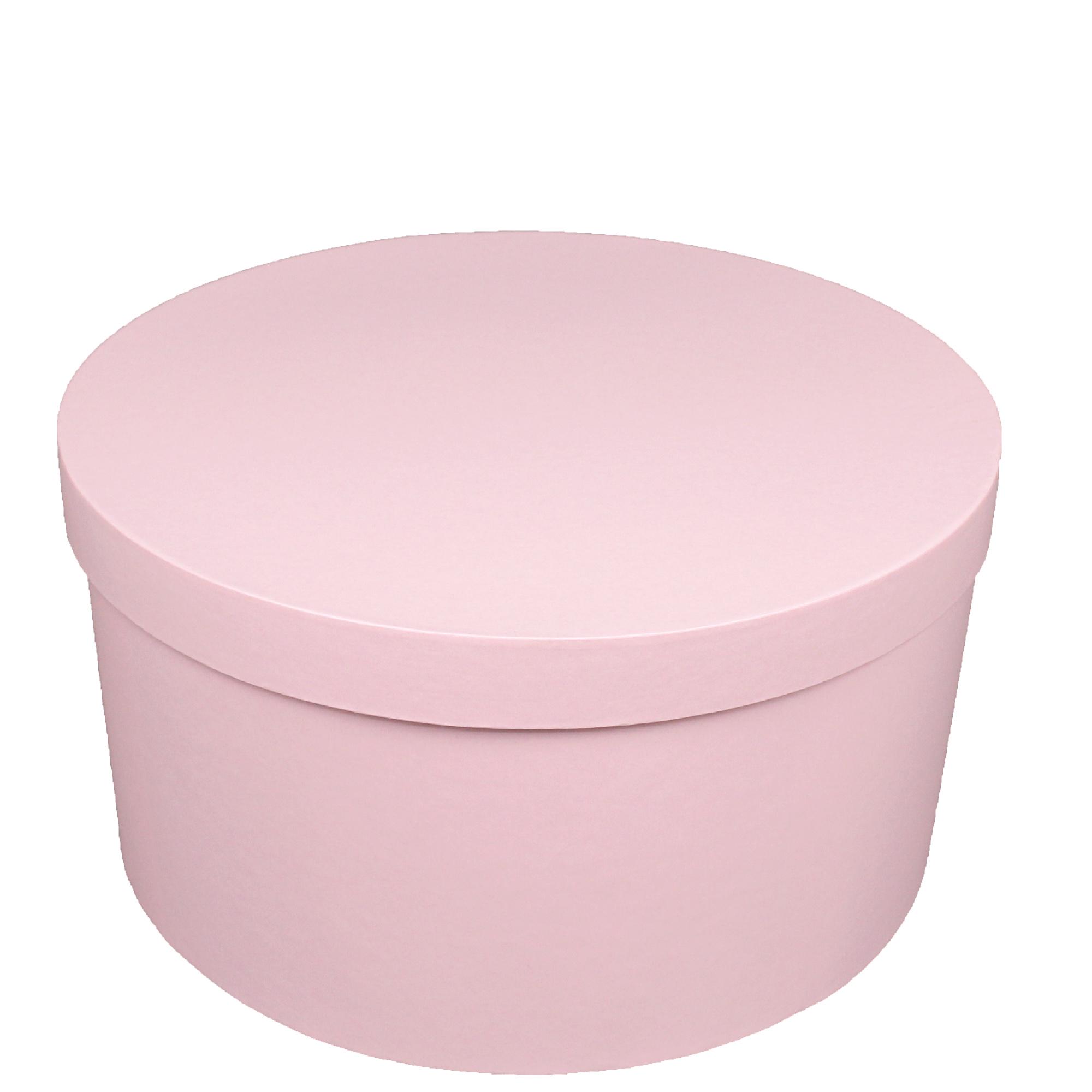 Коробка Perfectbox цилиндрическая матовая 20х40 см Светло-розовый (200)