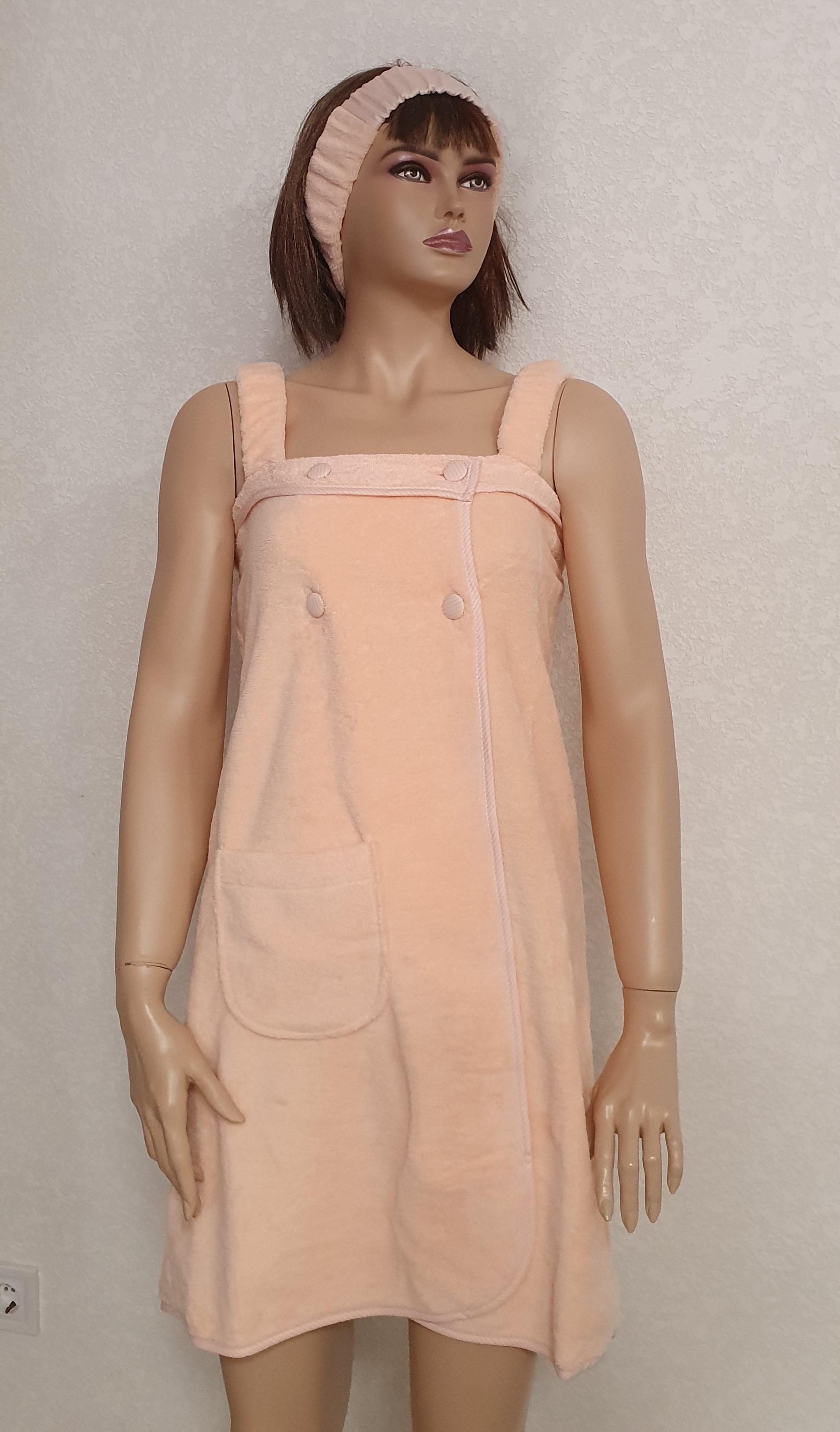 Набор для сауны женский Maison D'or Sauna Skirt M Персиковый (09MDA24M13)