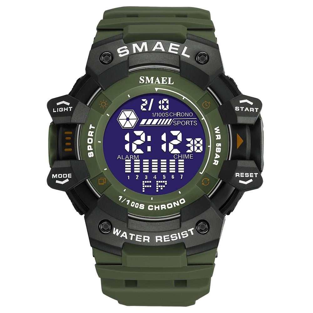 Часы наручные мужские Smael 8050 Army Green (15199)