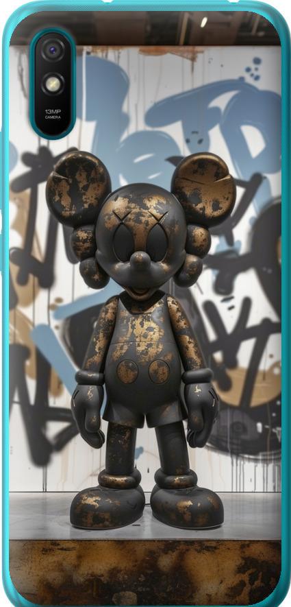 Чехол на Xiaomi Redmi 9A Bronze kaws v2 (6098u-2034-42517)