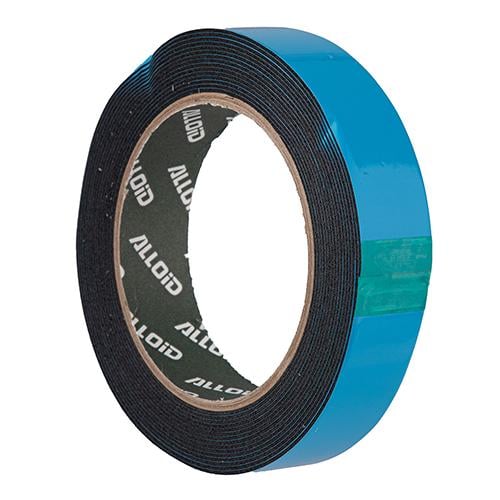 Скотч Alloid двухсторонний на спинной основе 24 мм х 5 м ПЭ лайнер Синий (DT-352405)
