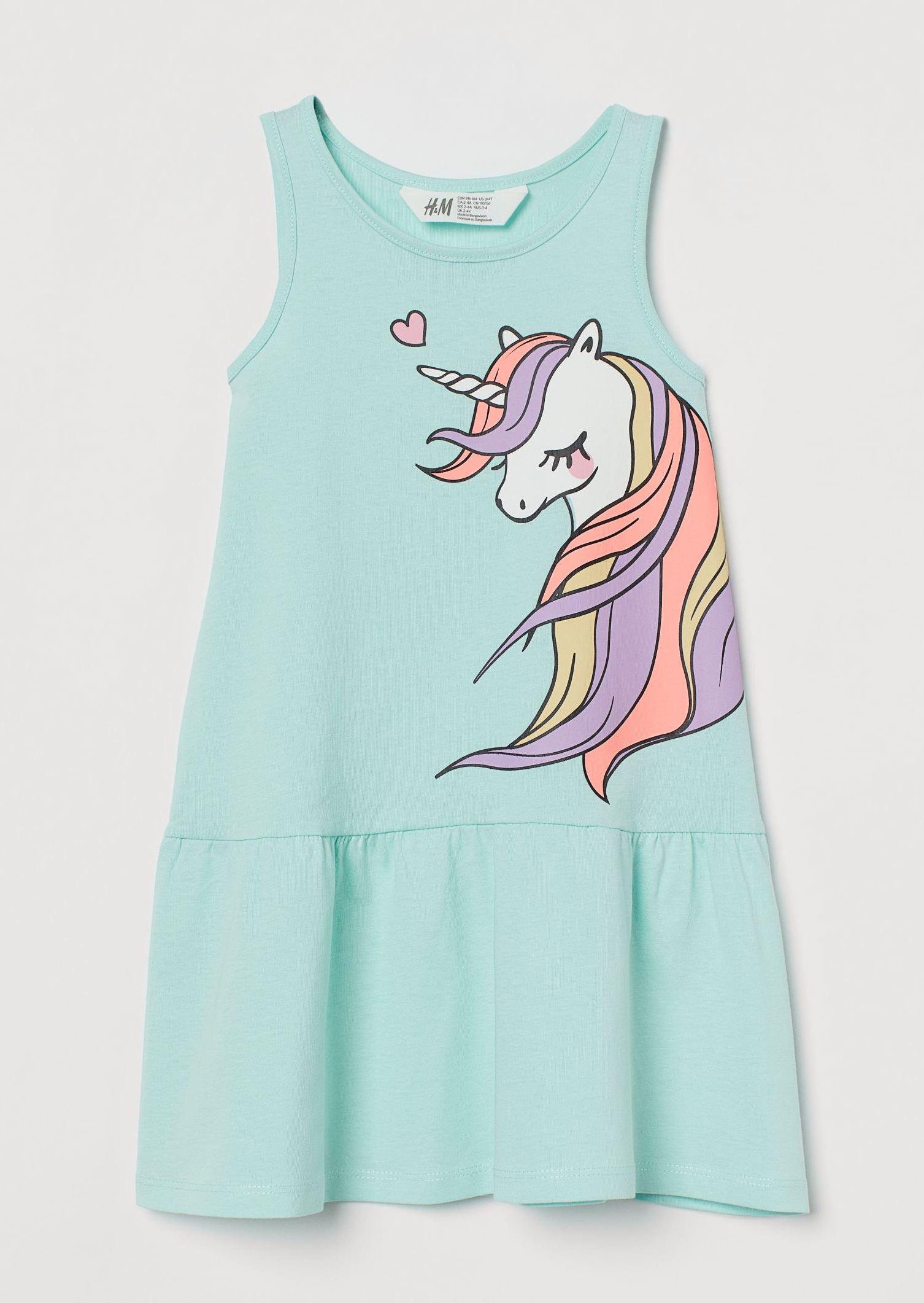 H&m girls best sale unicorn dress