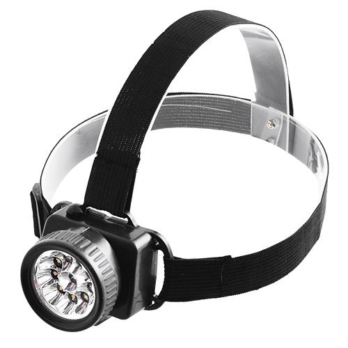 Ліхтар налобний на батарейках 539/10с Black