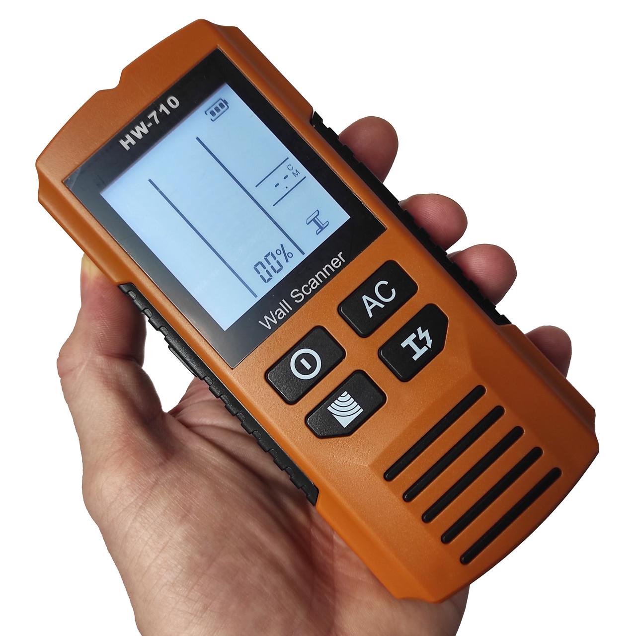 Детектор металла цифровой HW-710 скрытой проводки древесины (2743960900). - фото 2