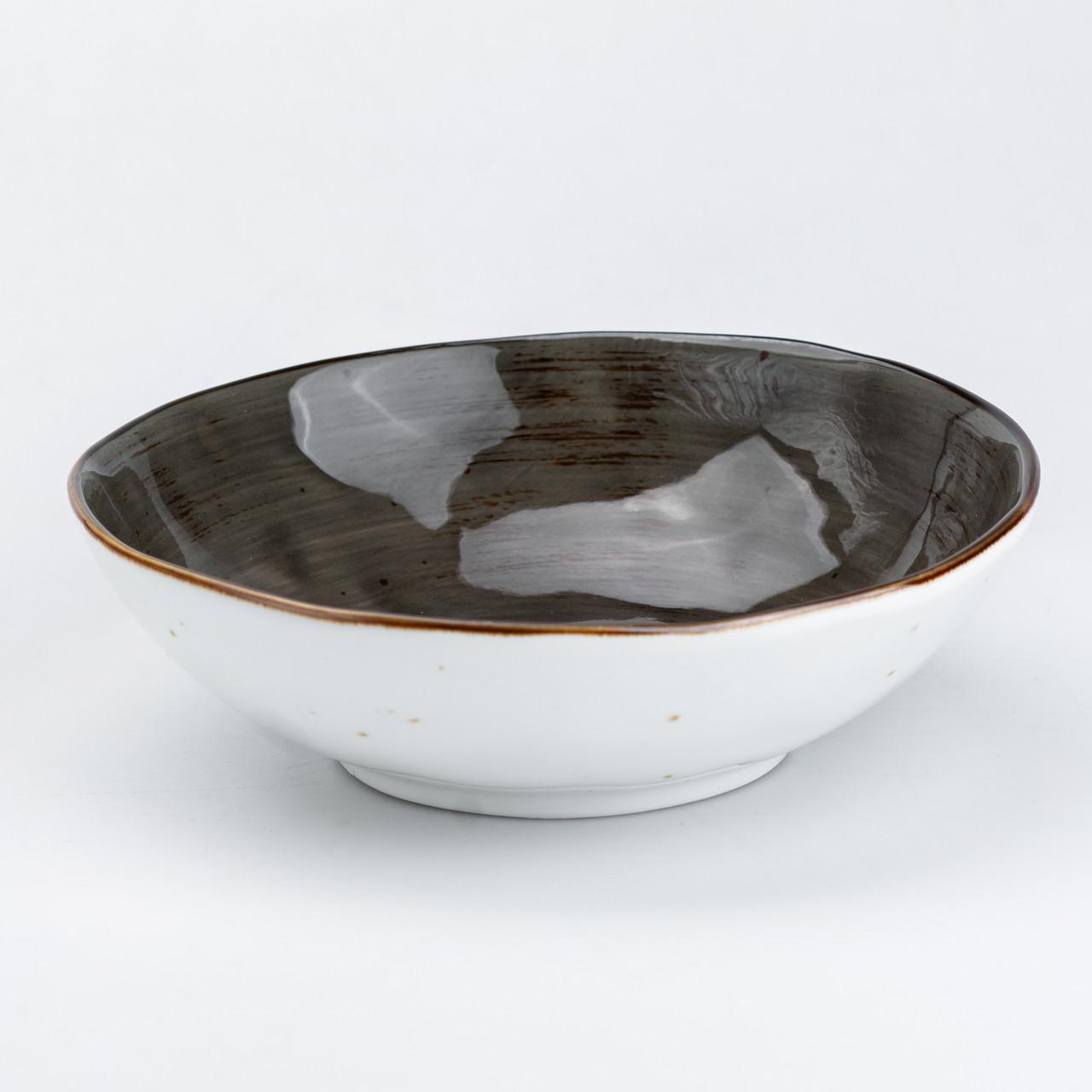 Тарілка обідня глибока кругла керамічна 17,5 см (4511) - фото 2