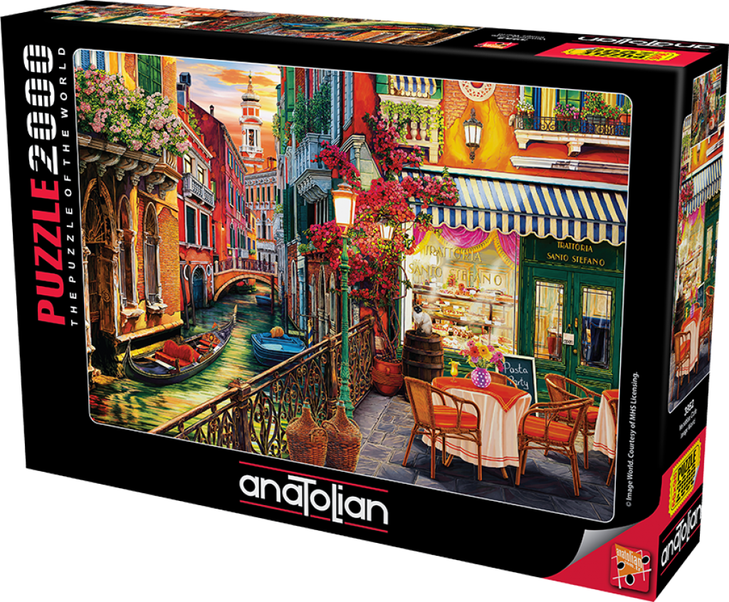 Пазлы Венецианское кафе на 2000 деталей