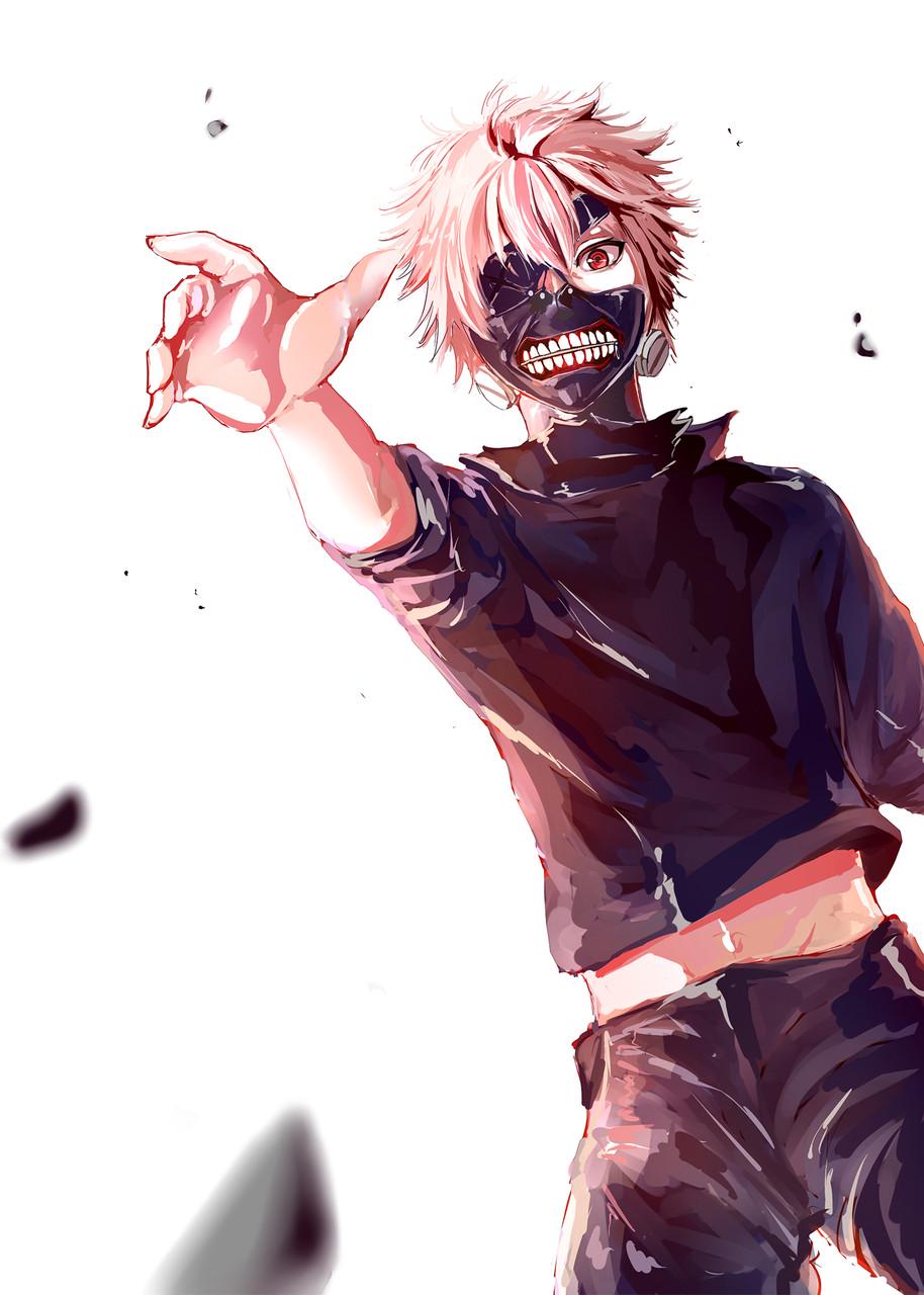 Картина постер Gee! Tokyo Ghoul Токийский гуль Мальчик 40x60 см TG 09.056