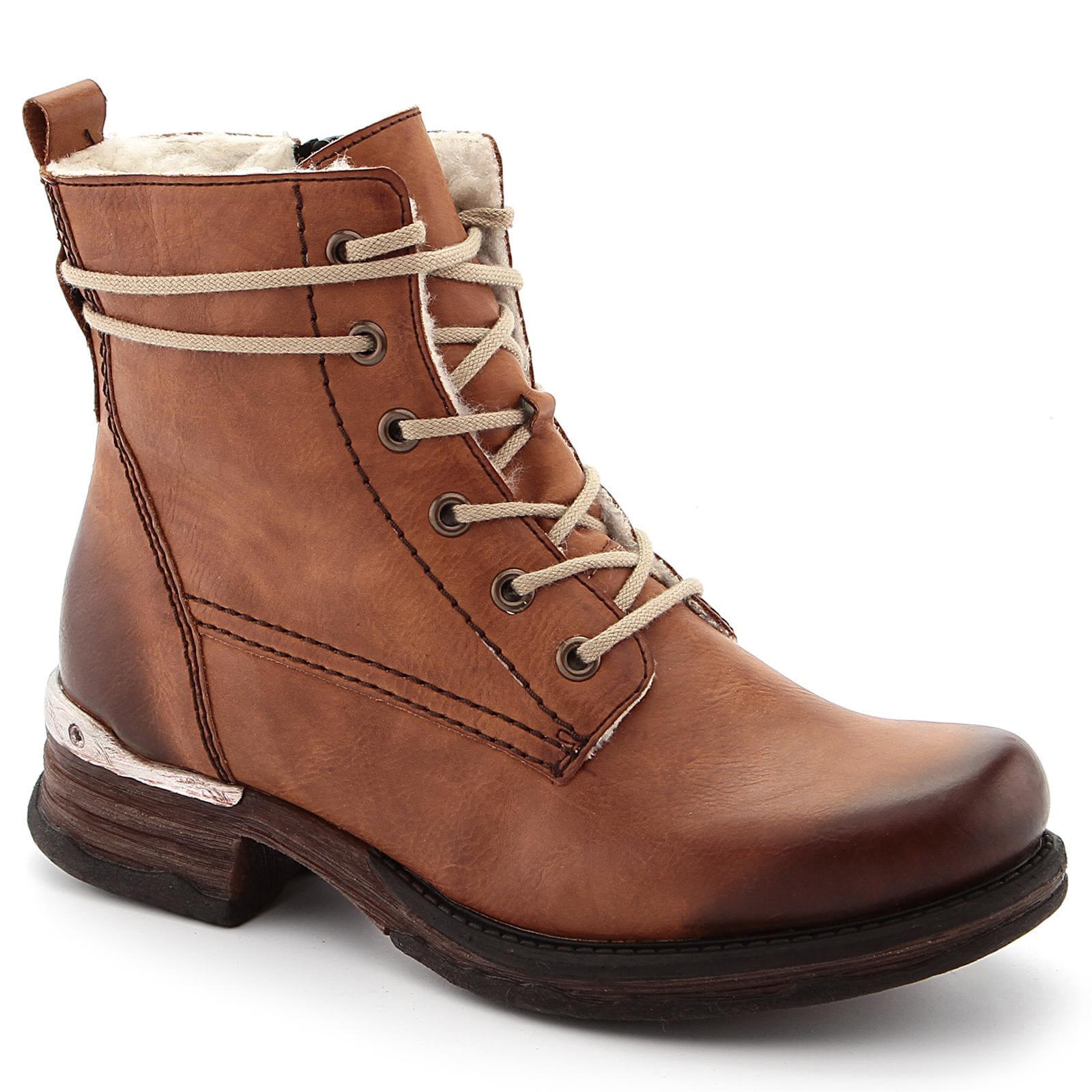 Ботинки женские утепленные RIEKER р. 39 Коричневый (91631433)