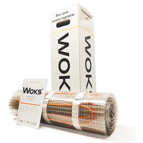 Нагрівальний мат під плитку Woks 0,5 м² 80 Вт (WS0005) Нагрівальний мат під плитку Woks 0,5 м² 80 Вт (WS0005)