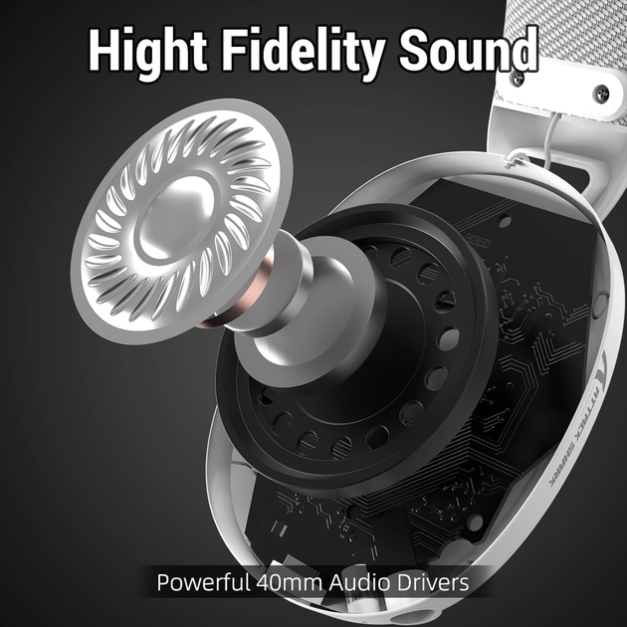 Гарнитура беспроводная Attack Shark Bluetooth/2,4G L80 White (25860537) - фото 4 Гарнитура беспроводная Attack Shark Bluetooth/2,4G L80 White (25860537) - фото 4