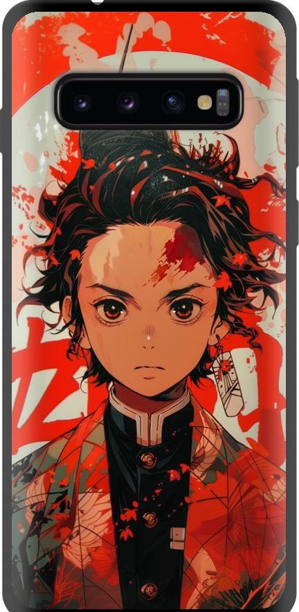 Чехол на Samsung Galaxy S10 Тандзиро Камадо (6131b-1640-42517)