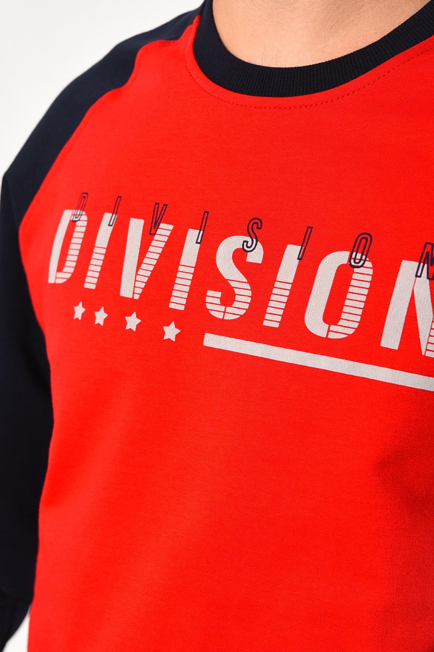 Свитшот мужской XL Красный (182180) - фото 4 Свитшот мужской XL Красный (182180) - фото 4