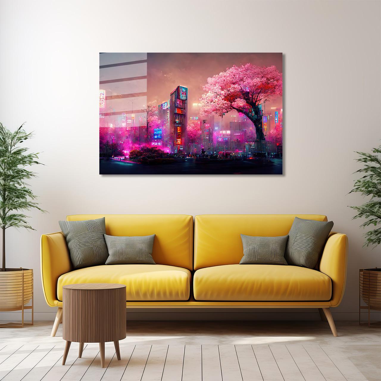 Картина на стекле NovellaPrint города в цвету 75х50 см (363.2)