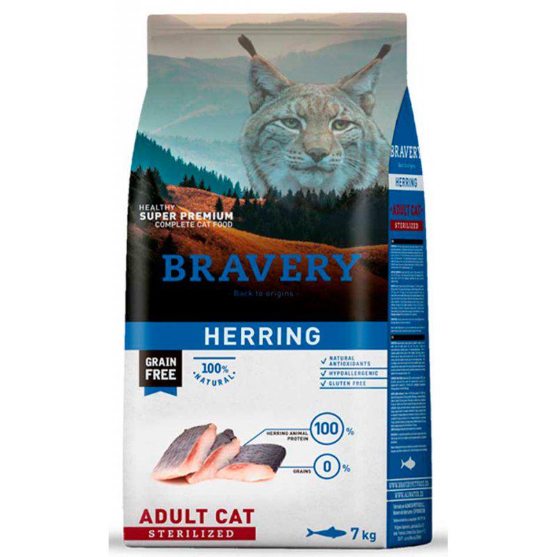 Корм сухий Bravery Herring Sterilized оселедцем 7 кг (0715 BR HERR STER _7KG)