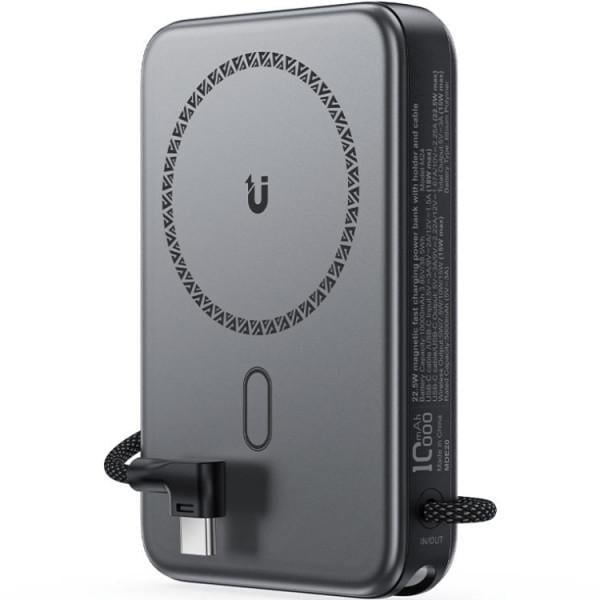 Повербанк Acefast M24 Magnetic Wireless 10000 mAh 22,5W PD QC 3.0 Qi 15W Gray (650475)
