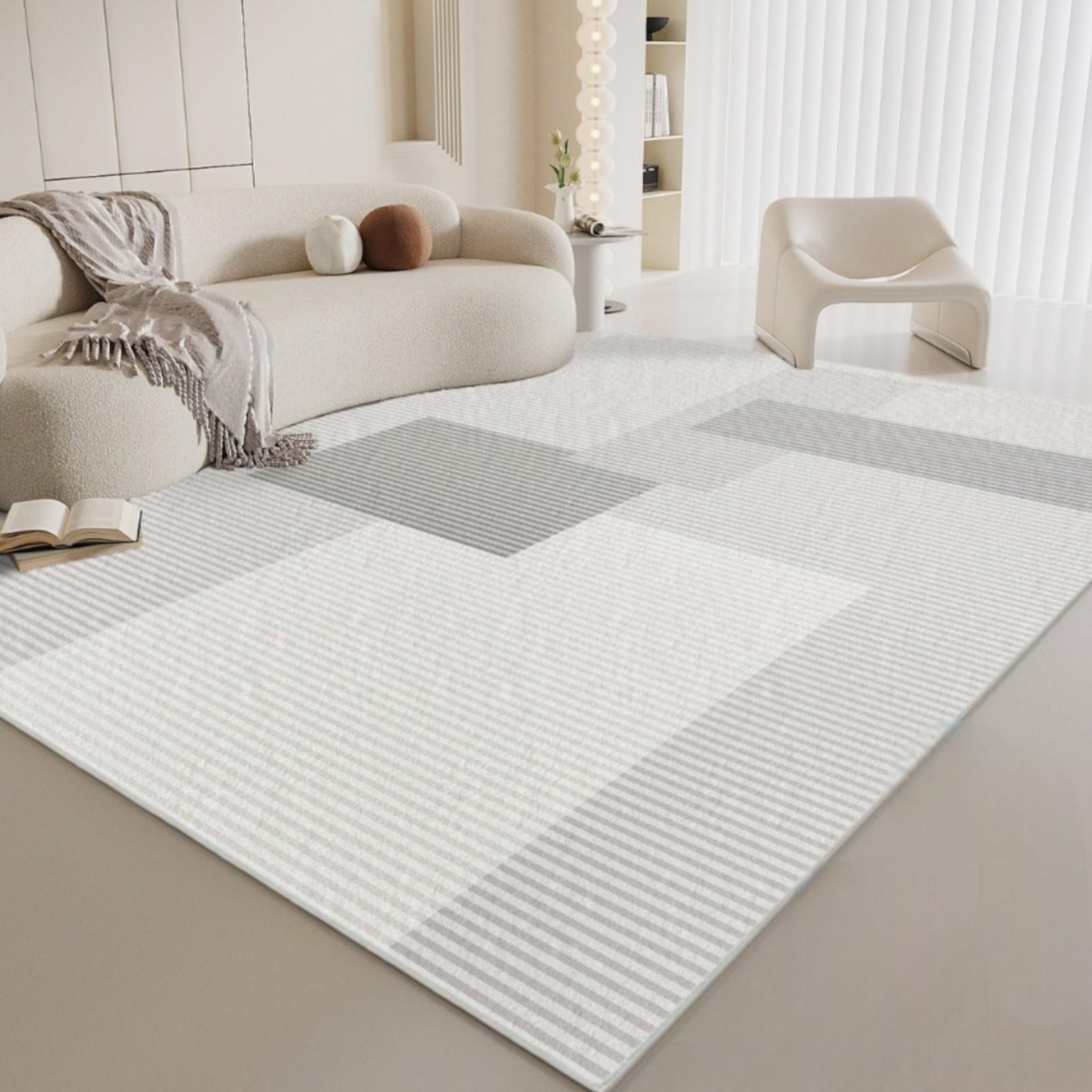 Килим на підлогу Colorful Home квадрати 140х200 см Сірий (42511)